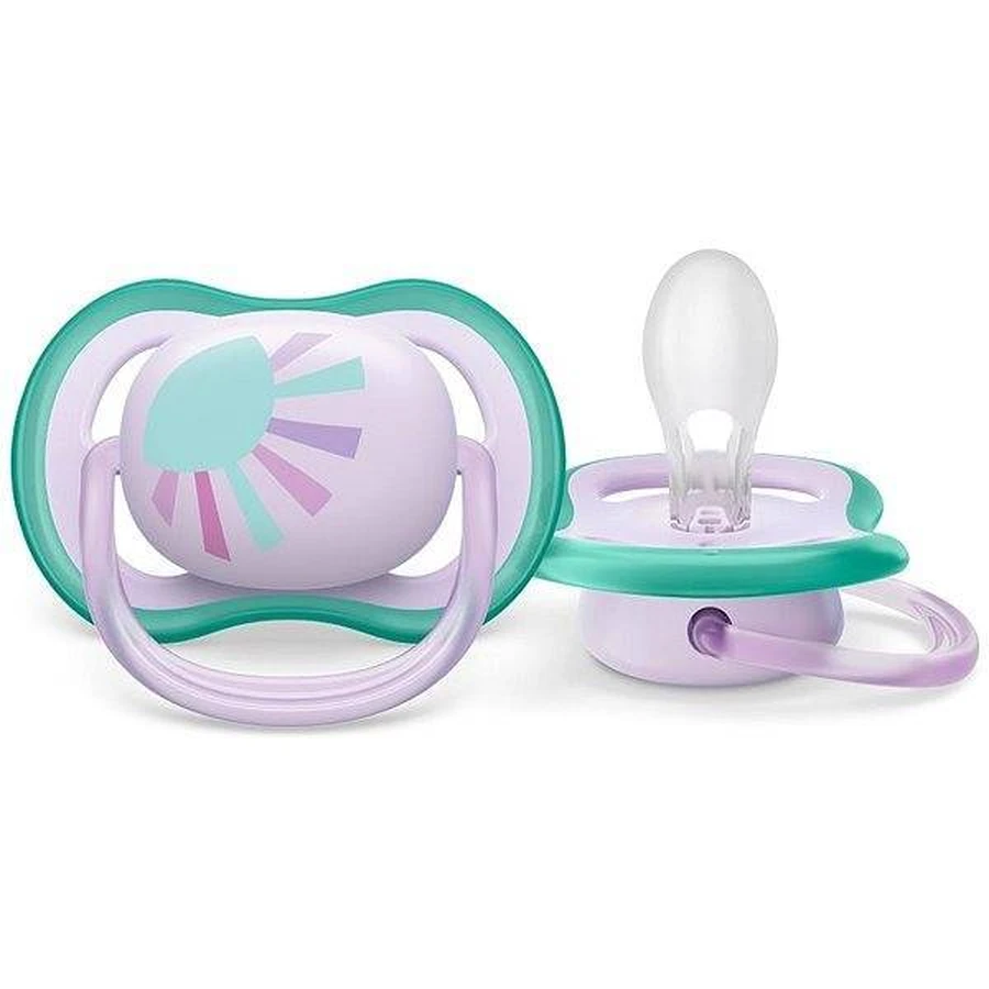 Philips AVENT Соска-пустушка Ultra air picture 0-6м сонечко 1шт 1×1шт, пустушка: ціни та характеристики