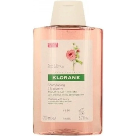 KLORANE SHAMPOO з БІО-півонією 1×200мл, шампунь для чутливої та подразненої шкіри голови: ціни та характеристики