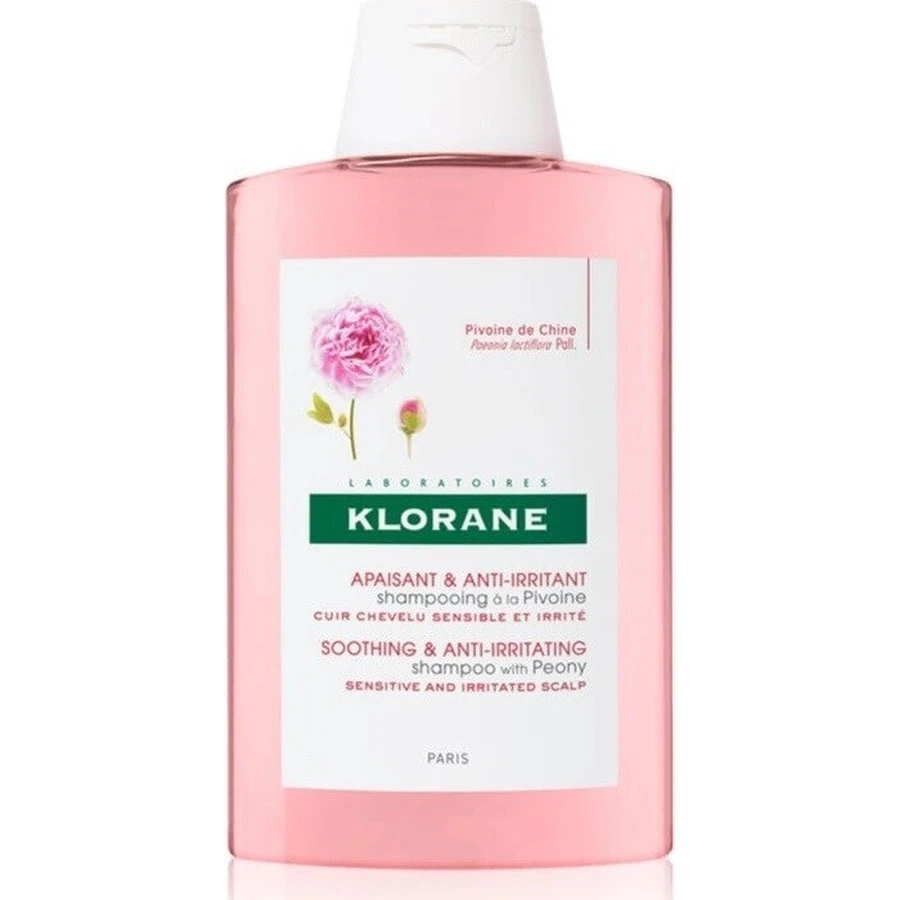 KLORANE SHAMPOO з БІО-півонією 1×200мл, шампунь для чутливої та подразненої шкіри голови: ціни та характеристики