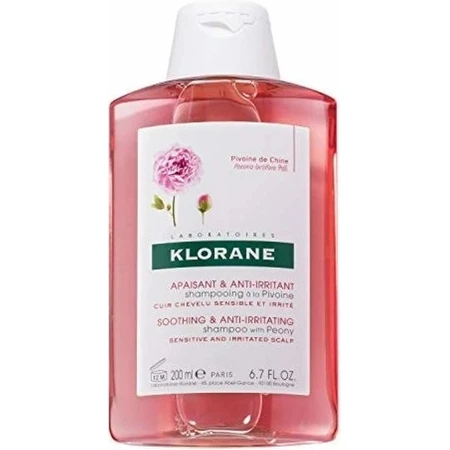 KLORANE SHAMPOO з БІО-півонією 1×200мл, шампунь для чутливої та подразненої шкіри голови: ціни та характеристики