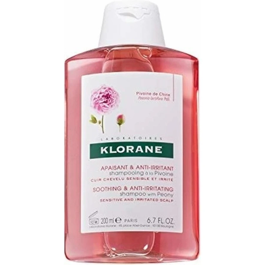 KLORANE SHAMPOO з БІО-півонією 1×200мл, шампунь для чутливої та подразненої шкіри голови: ціни та характеристики