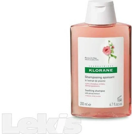 KLORANE SHAMPOO з БІО-півонією 1×200мл, шампунь для чутливої та подразненої шкіри голови: ціни та характеристики