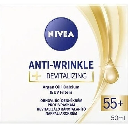 NIVEA 55+ крем против морщин 1×50 мл, обновляющий дневной крем: цены и характеристики