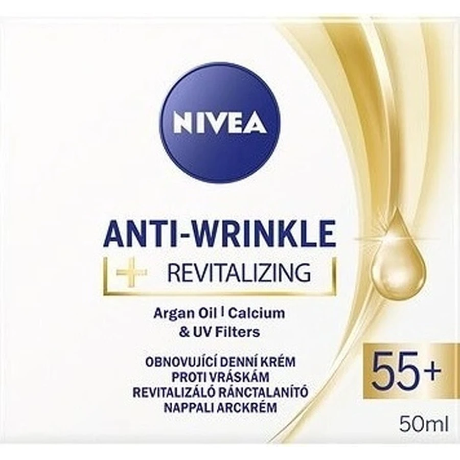 NIVEA 55+ крем против морщин 1×50 мл, обновляющий дневной крем: цены и характеристики