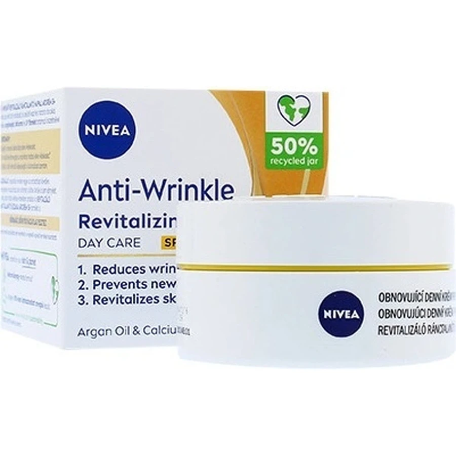 NIVEA 55+ крем против морщин 1×50 мл, обновляющий дневной крем: цены и характеристики
