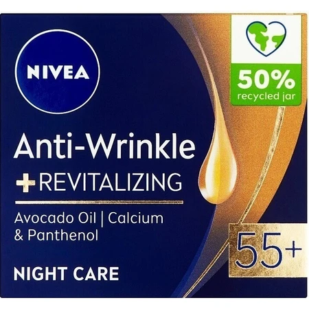NIVEA 55+ крем против морщин 1×50 мл, обновляющий дневной крем: цены и характеристики