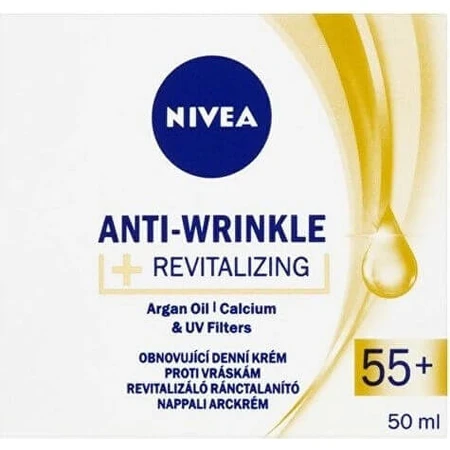 NIVEA 55+ крем против морщин 1×50 мл, обновляющий дневной крем: цены и характеристики