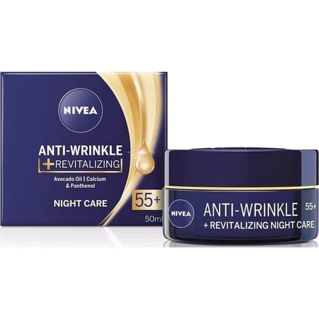 NIVEA 55+ крем против морщин 1×50 мл, обновляющий дневной крем: цены и характеристики