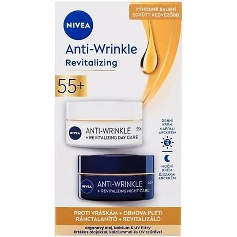 NIVEA 55+ крем против морщин 1×50 мл, обновляющий дневной крем: цены и характеристики