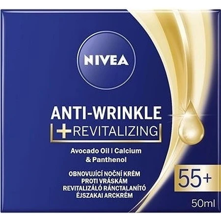 NIVEA 55+ крем против морщин 1×50 мл, обновляющий дневной крем: цены и характеристики