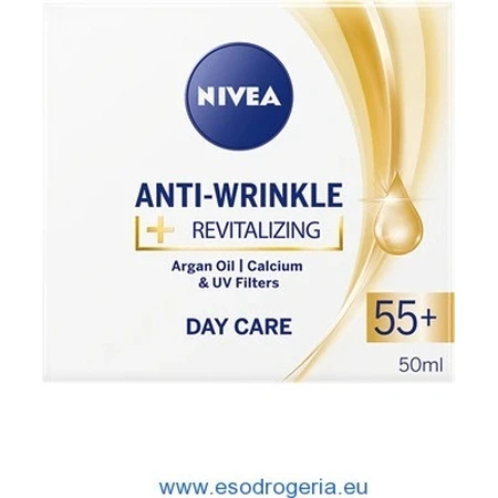 NIVEA 55+ крем против морщин 1×50 мл, обновляющий дневной крем: цены и характеристики