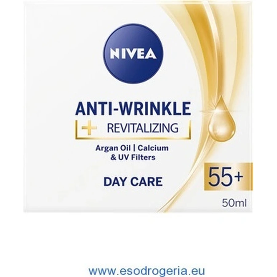 NIVEA 55+ крем против морщин 1×50 мл, обновляющий дневной крем: цены и характеристики