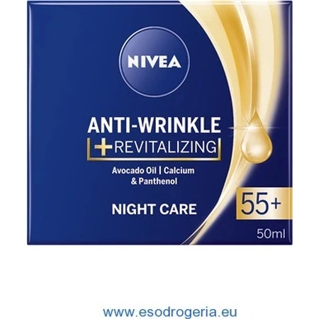 NIVEA 55+ крем против морщин 1×50 мл, обновляющий дневной крем: цены и характеристики