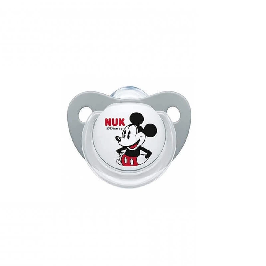 Пустушка силіконова Mickey, M2 6-18 місяців, 1 штука, Nuk: ціни та характеристики