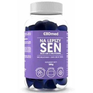 Лось для кращого сну CBD + мелатонін 180 г (60 шт.) CBDmed