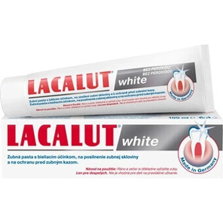 LACALUT WHITE TOOTH PASTE 1×75 мл, паста: цены и характеристики