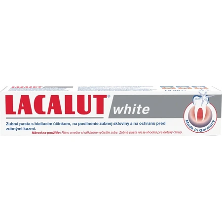 LACALUT WHITE TOOTH PASTE 1×75 мл, паста: цены и характеристики