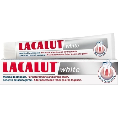 LACALUT WHITE TOOTH PASTE 1×75 мл, паста: цены и характеристики