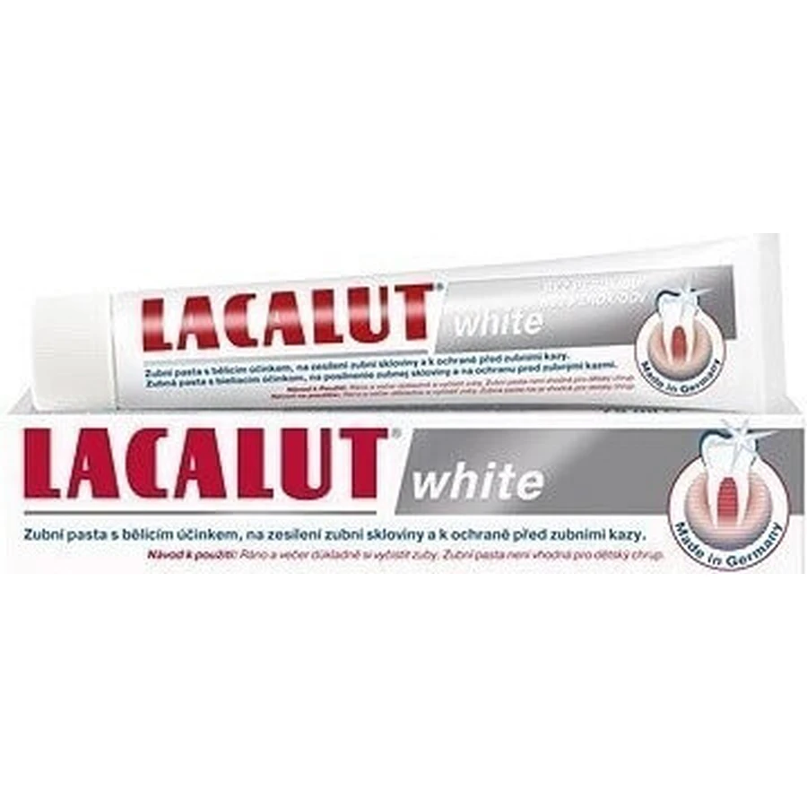 LACALUT WHITE TOOTH PASTE 1×75 мл, паста: цены и характеристики