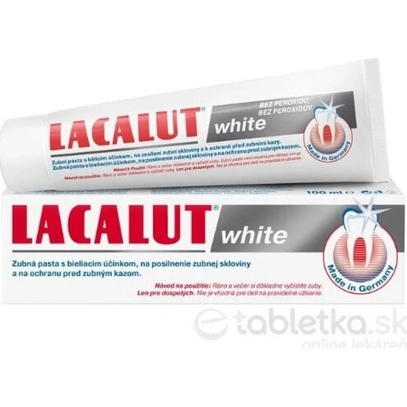 LACALUT WHITE TOOTH PASTE 1×75 мл, паста: цены и характеристики