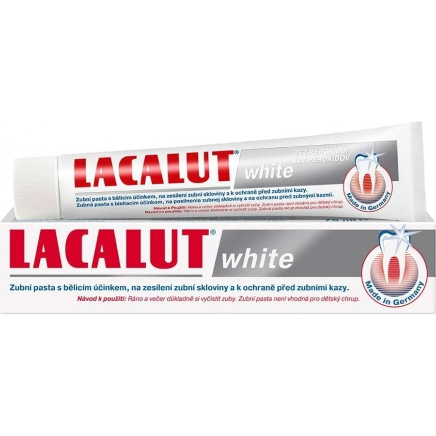 LACALUT WHITE TOOTH PASTE 1×75 мл, паста: цены и характеристики