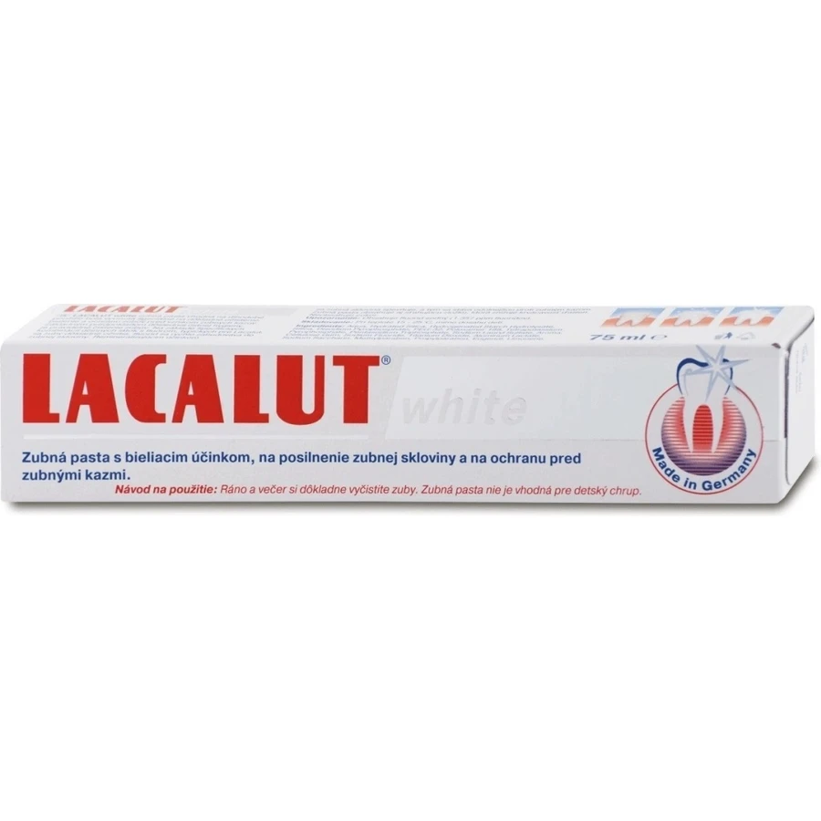 LACALUT WHITE TOOTH PASTE 1×75 мл, паста: цены и характеристики