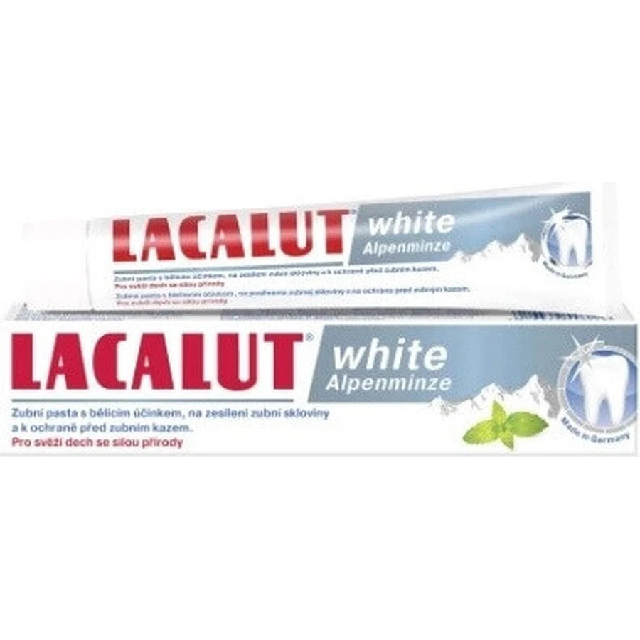 LACALUT WHITE TOOTH PASTE 1×75 мл, паста: цены и характеристики