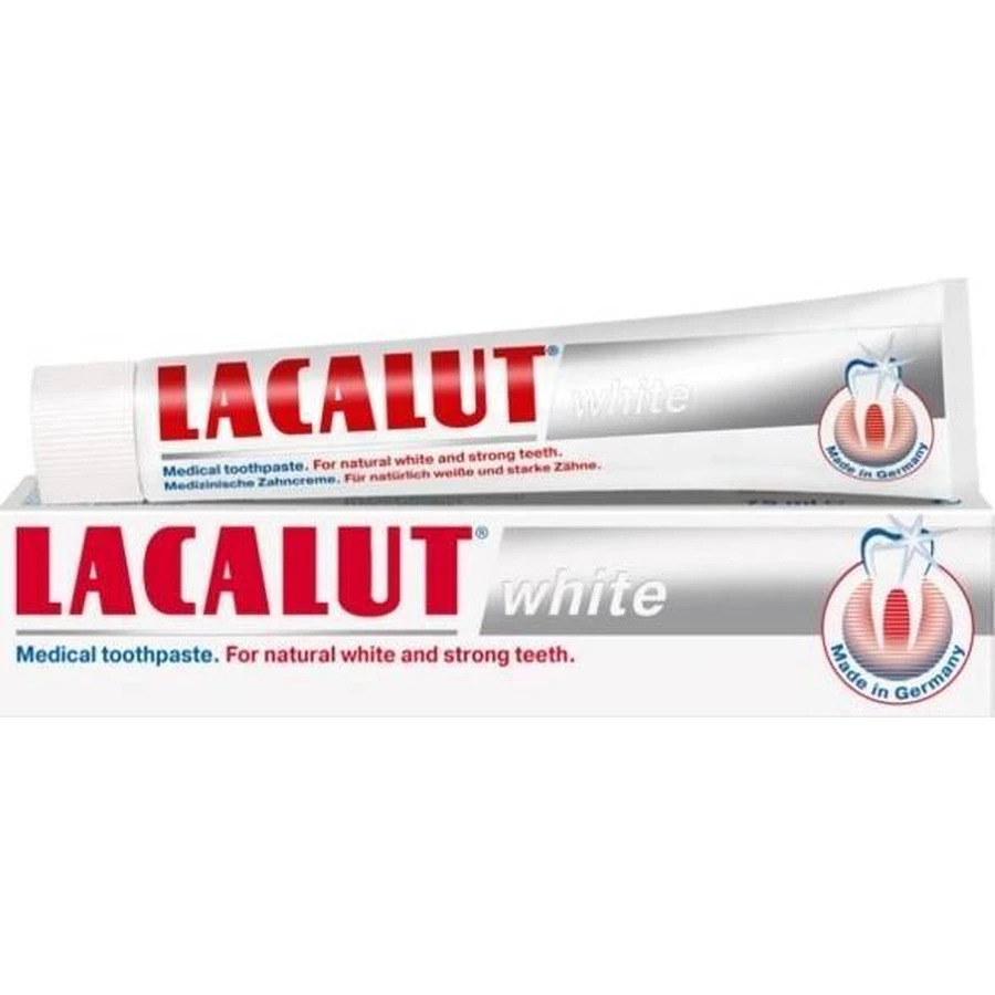 LACALUT WHITE TOOTH PASTE 1×75 мл, паста: цены и характеристики