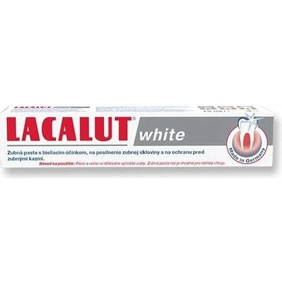 LACALUT WHITE TOOTH PASTE 1×75 мл, паста: цены и характеристики