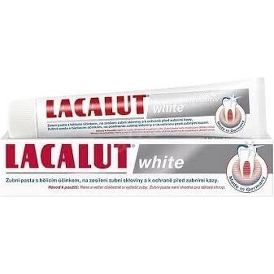 LACALUT WHITE TOOTH PASTE 1×75 мл, паста: цены и характеристики