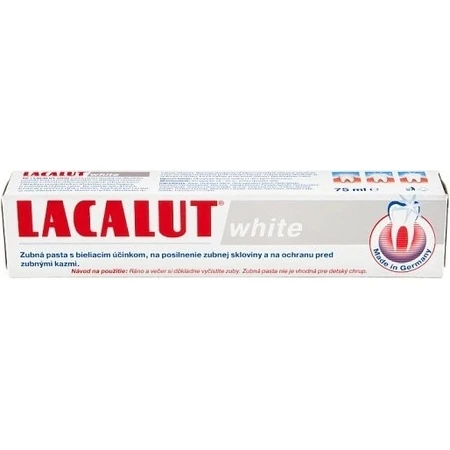 LACALUT WHITE TOOTH PASTE 1×75 мл, паста: цены и характеристики