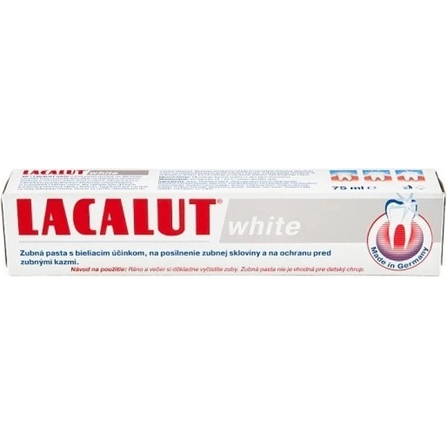 LACALUT WHITE TOOTH PASTE 1×75 мл, паста: цены и характеристики