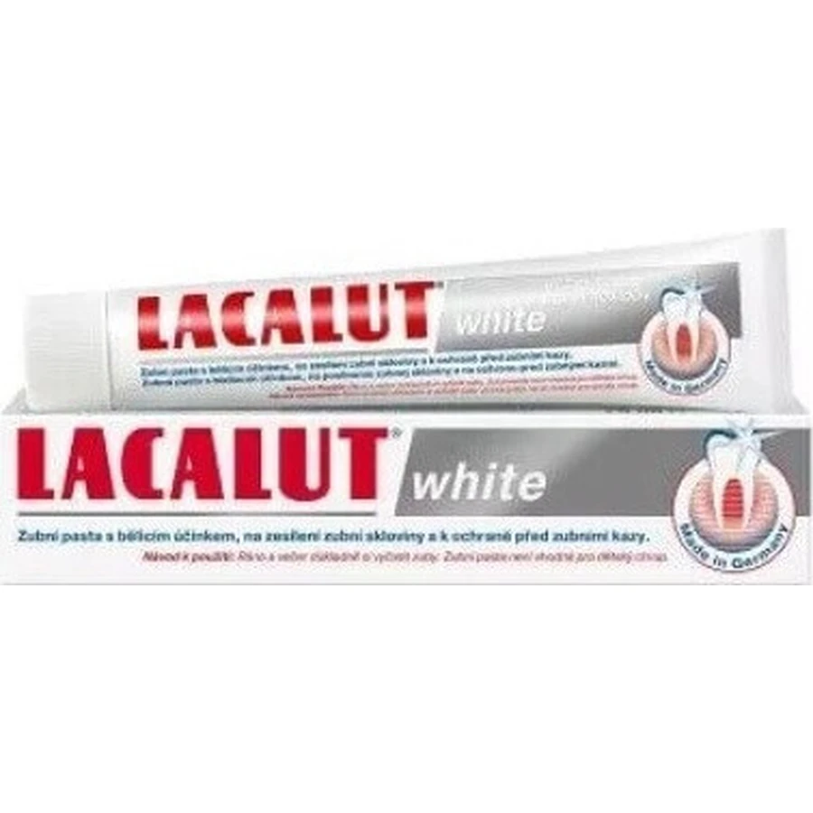 LACALUT WHITE TOOTH PASTE 1×75 мл, паста: цены и характеристики