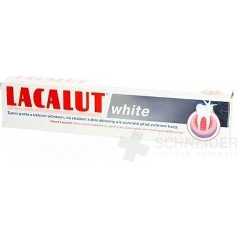 LACALUT WHITE TOOTH PASTE 1×75 мл, паста: цены и характеристики