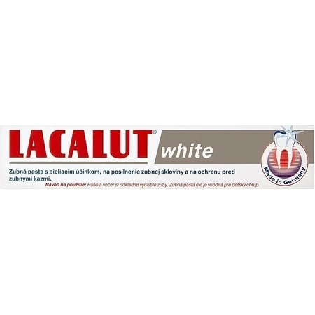 LACALUT WHITE TOOTH PASTE 1×75 мл, паста: цены и характеристики