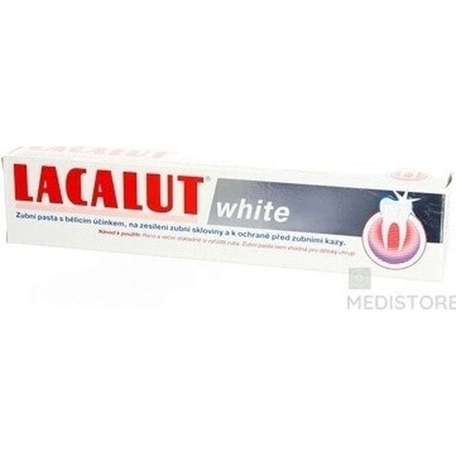 LACALUT WHITE TOOTH PASTE 1×75 мл, паста: цены и характеристики