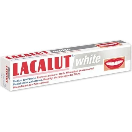 LACALUT WHITE TOOTH PASTE 1×75 мл, паста: цены и характеристики