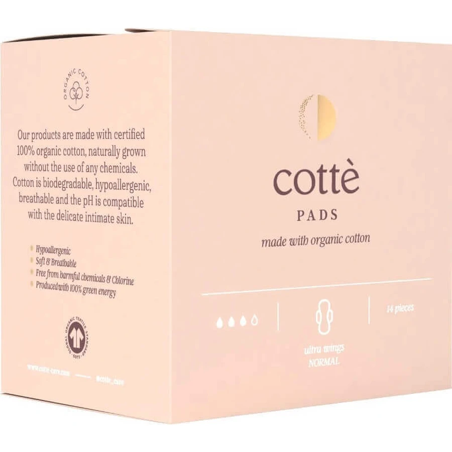 Cotté Fem Ultra Wings Normal 1×14 шт, тонкие волки: цены и характеристики