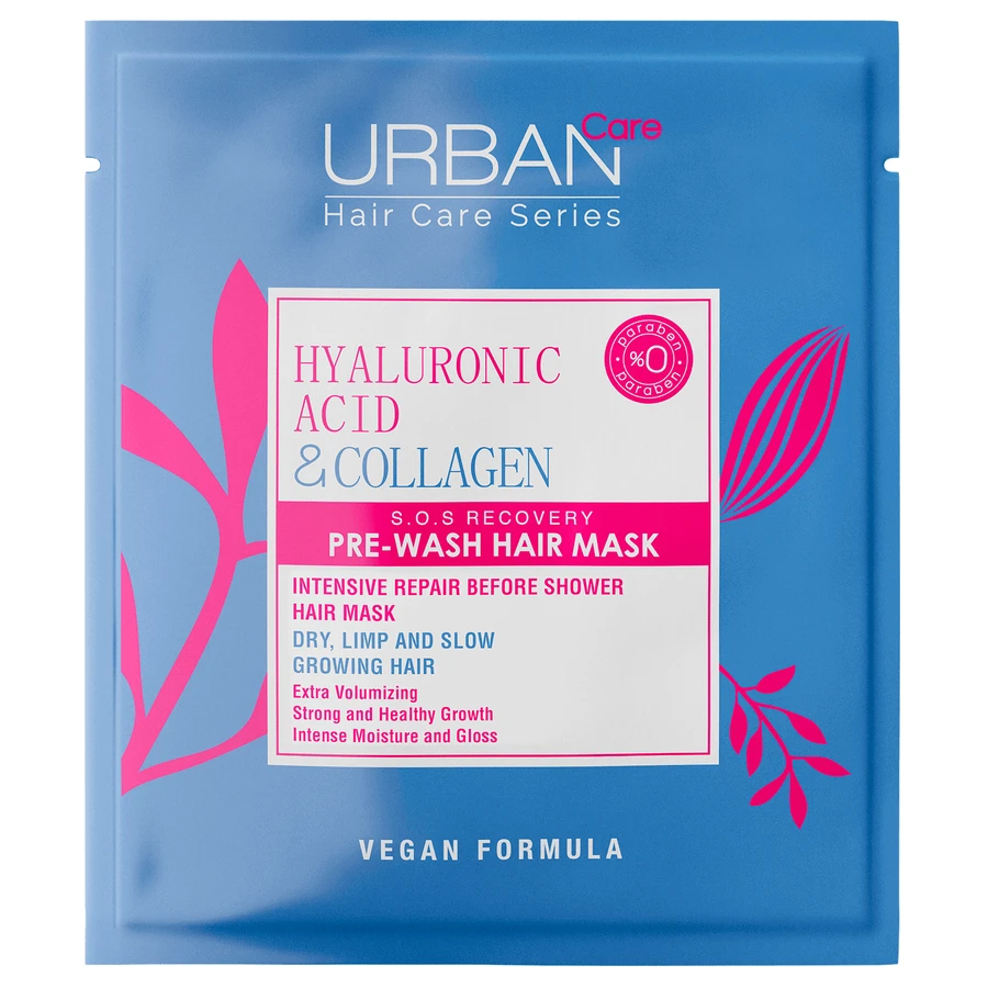 Маска для волос Urban Care Hyaluronic Acid & Collagen Pre-Hair Mask, 50 мл: цены и характеристики