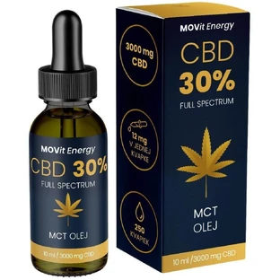 MOVit Energy CBD 30% повний спектр MCT олія 10 мл