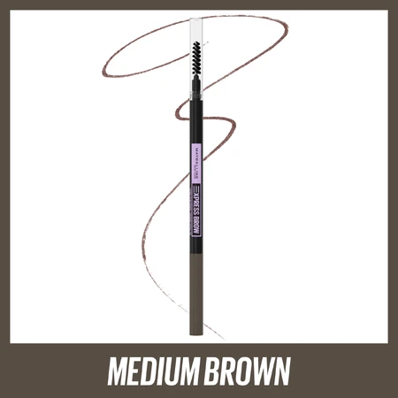 Maybelline New York Brow Ультратонкий олівець для брів 04 Середньо-коричневий 9 г: ціни та характеристики