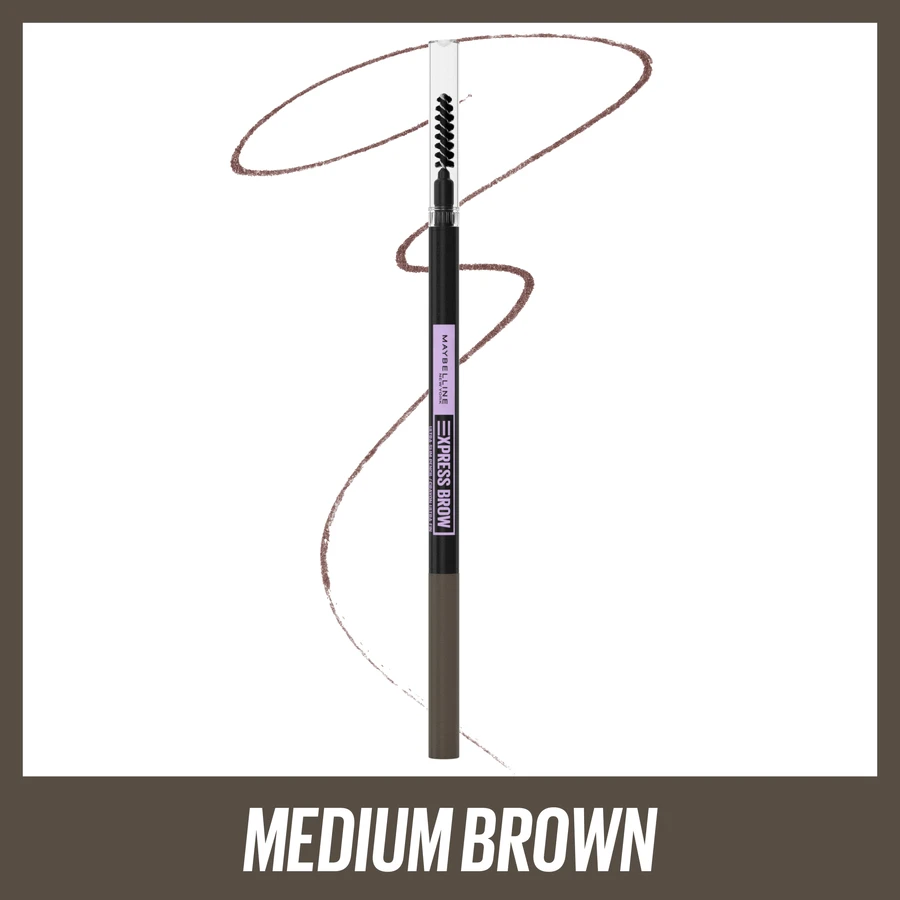 Maybelline New York Brow Ультратонкий олівець для брів 04 Середньо-коричневий 9 г: ціни та характеристики