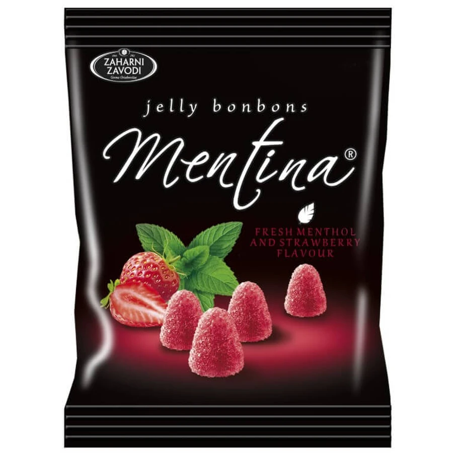 Желейные конфеты Mentina со вкусом мяты и клубники, 80 г: цены и характеристики