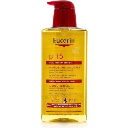Олія для душу Eucerin pH5 1×400 мл, для чутливої шкіри: ціни та характеристики