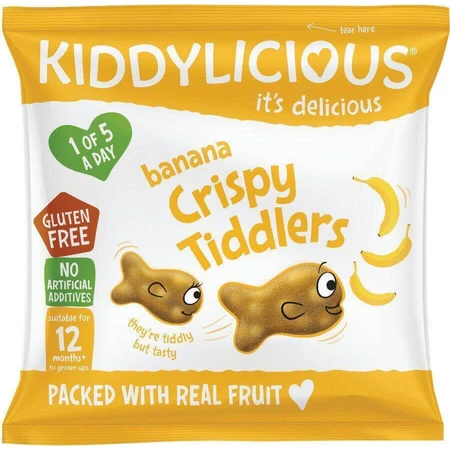 Kiddylicious хрустящая банановая рыба 12 г: цены и характеристики
