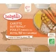 Babybio menu морковь с огурцом, курицей и рисом 2 x 200 г