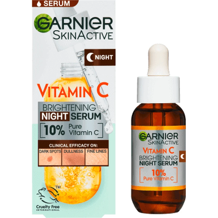 Garnier Skin Naturals Ночная сыворотка для лица с витамином С, 30 мл: цены и характеристики