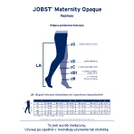 Компресійні колготки Jobst Maternity Opaque, CCL2, з закритим носком, розмір 3, чорні: ціни та характеристики