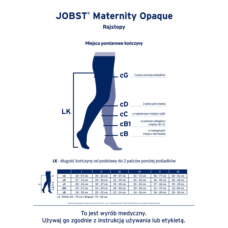 Компресійні колготки Jobst Maternity Opaque, CCL2, з закритим носком, розмір 3, чорні: ціни та характеристики