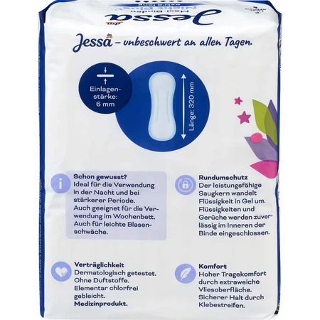 Jessa Впитывающие макси-ночники плюс, 20 шт.: цены и характеристики